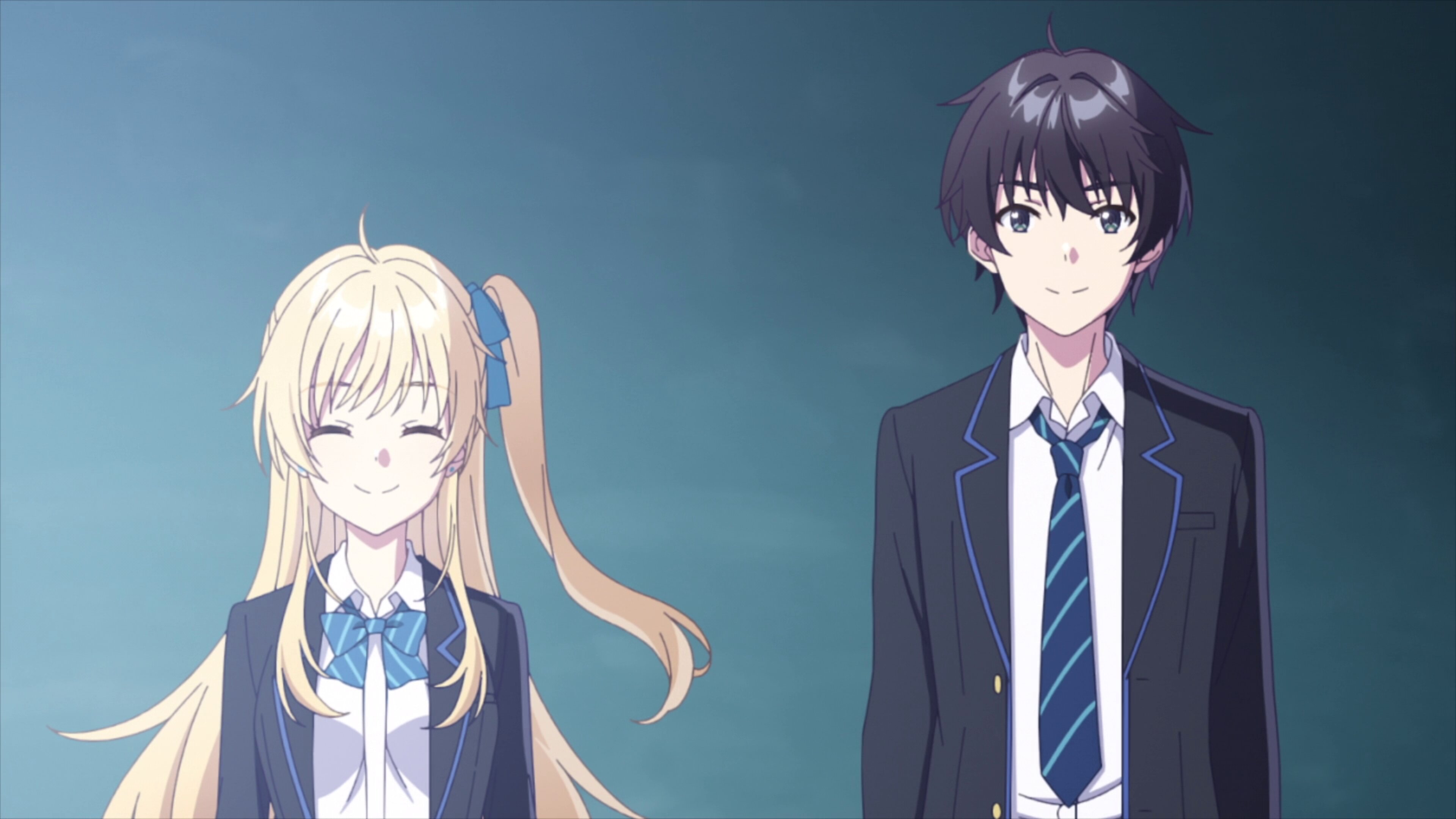Chitose Is in the Ramune Bottle S1E1 The Hazy Spring Moon Above