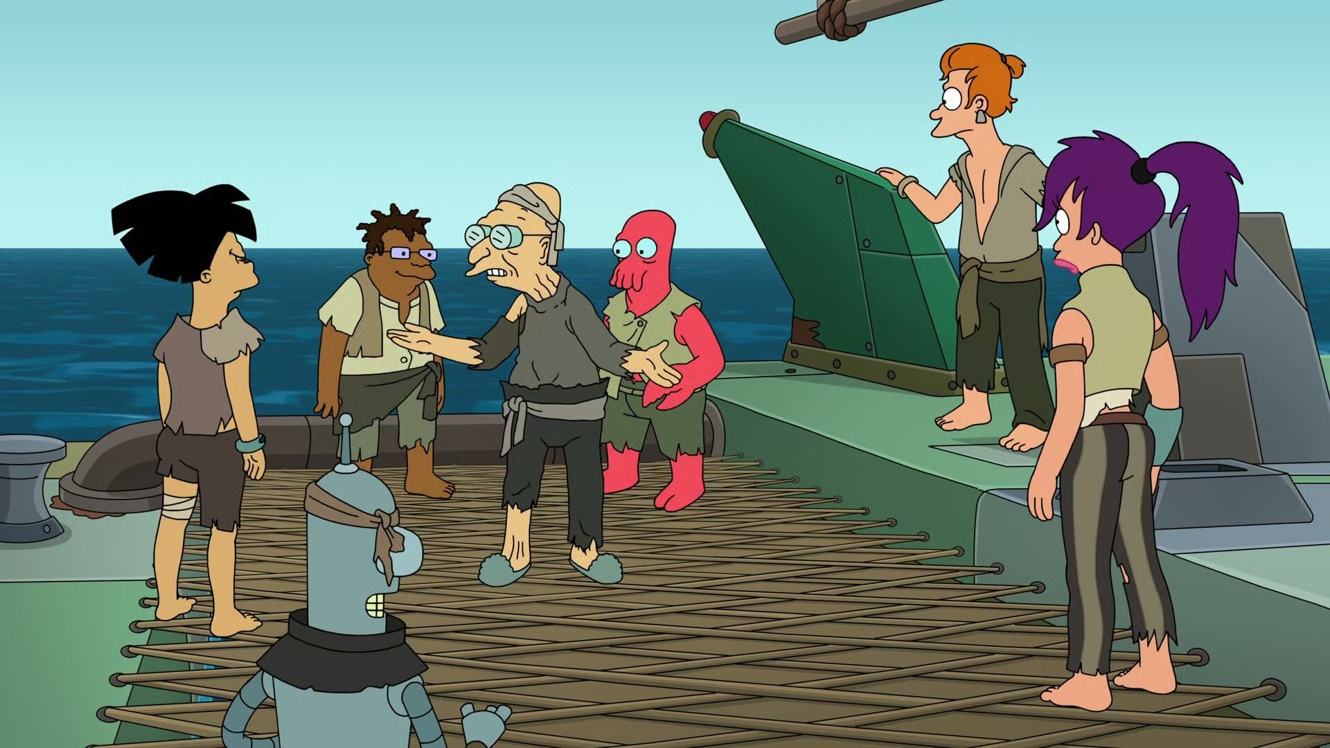 Futurama S14E8 Oceans Three