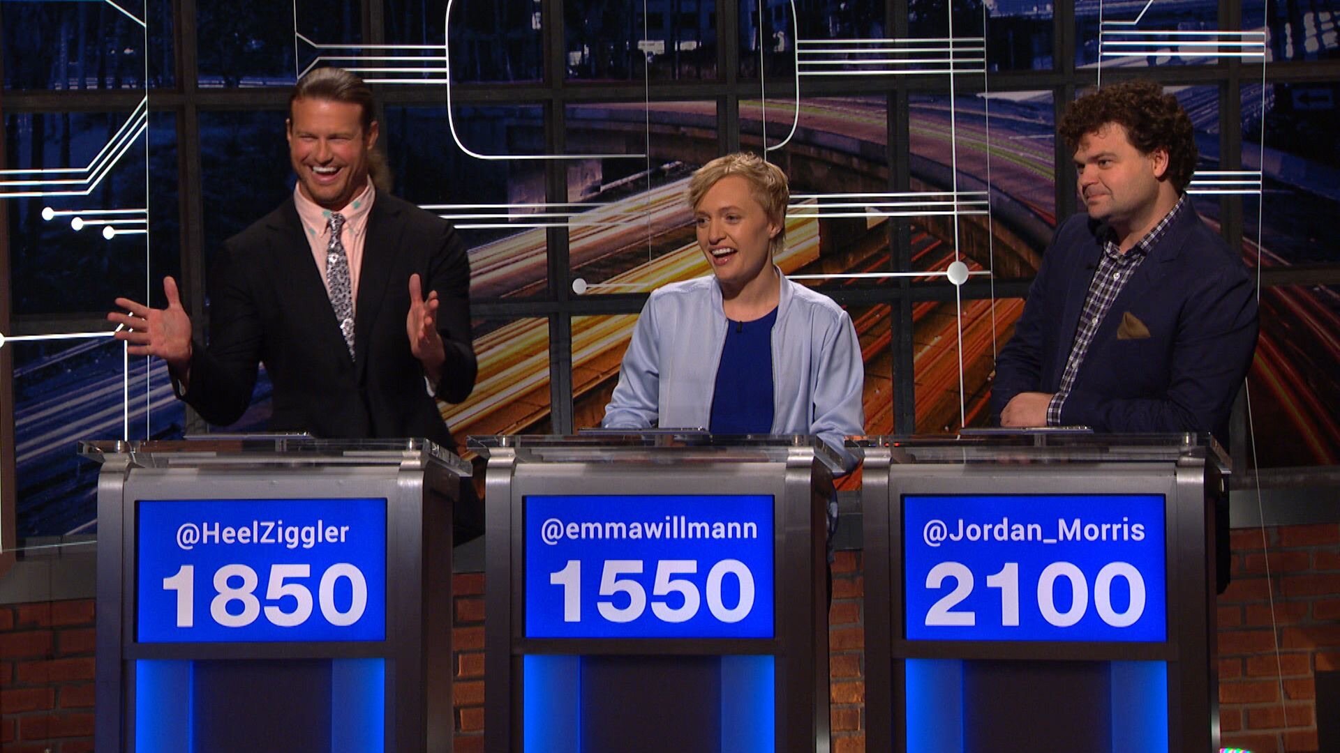 @midnight S0E0 Dolph Ziggler, Emma Willmann, Jordan Morris