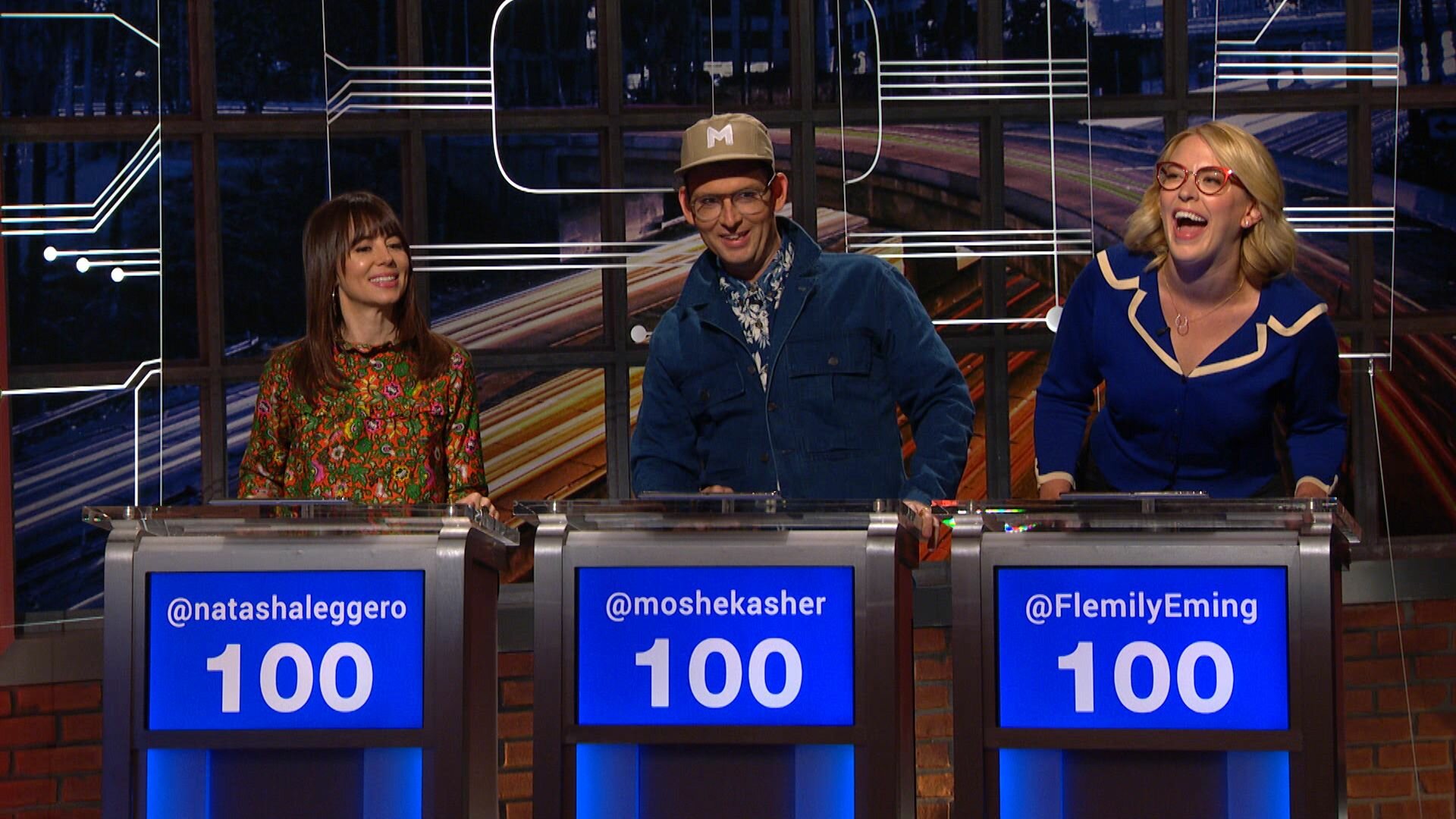 @midnight S0E0 Natasha Leggero, Moshe Kasher, Emily Fleming