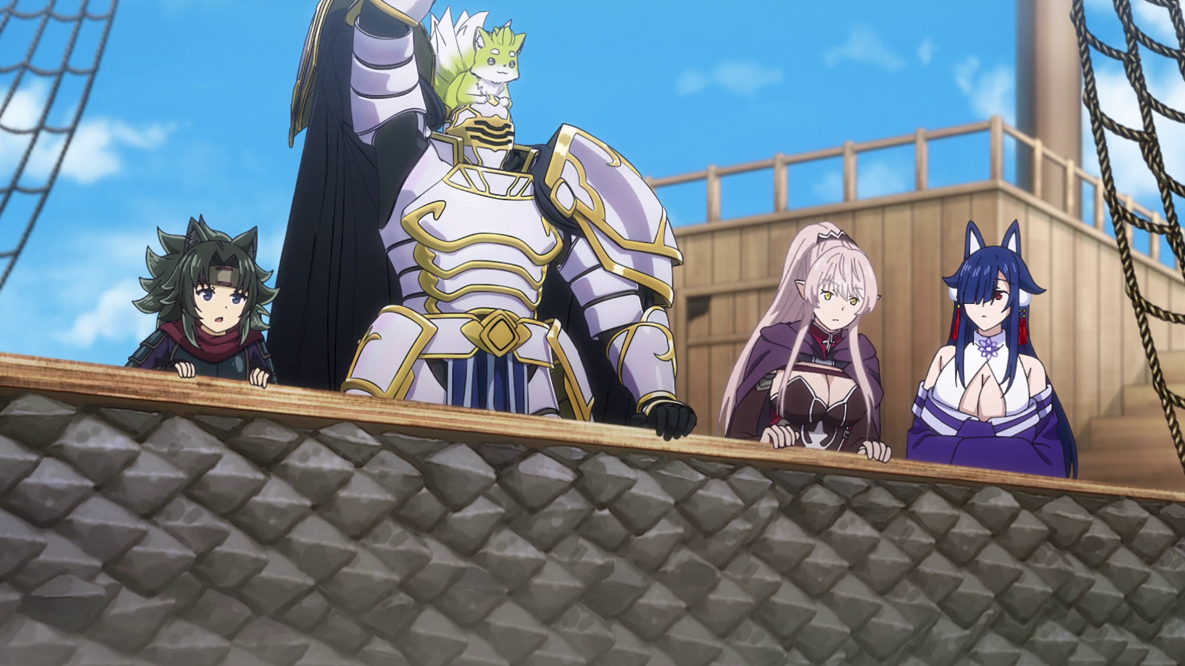 Skeleton Knight in Another World S2E8 The Sea Hears the Tale of the Tragic Kunoichi's Past
